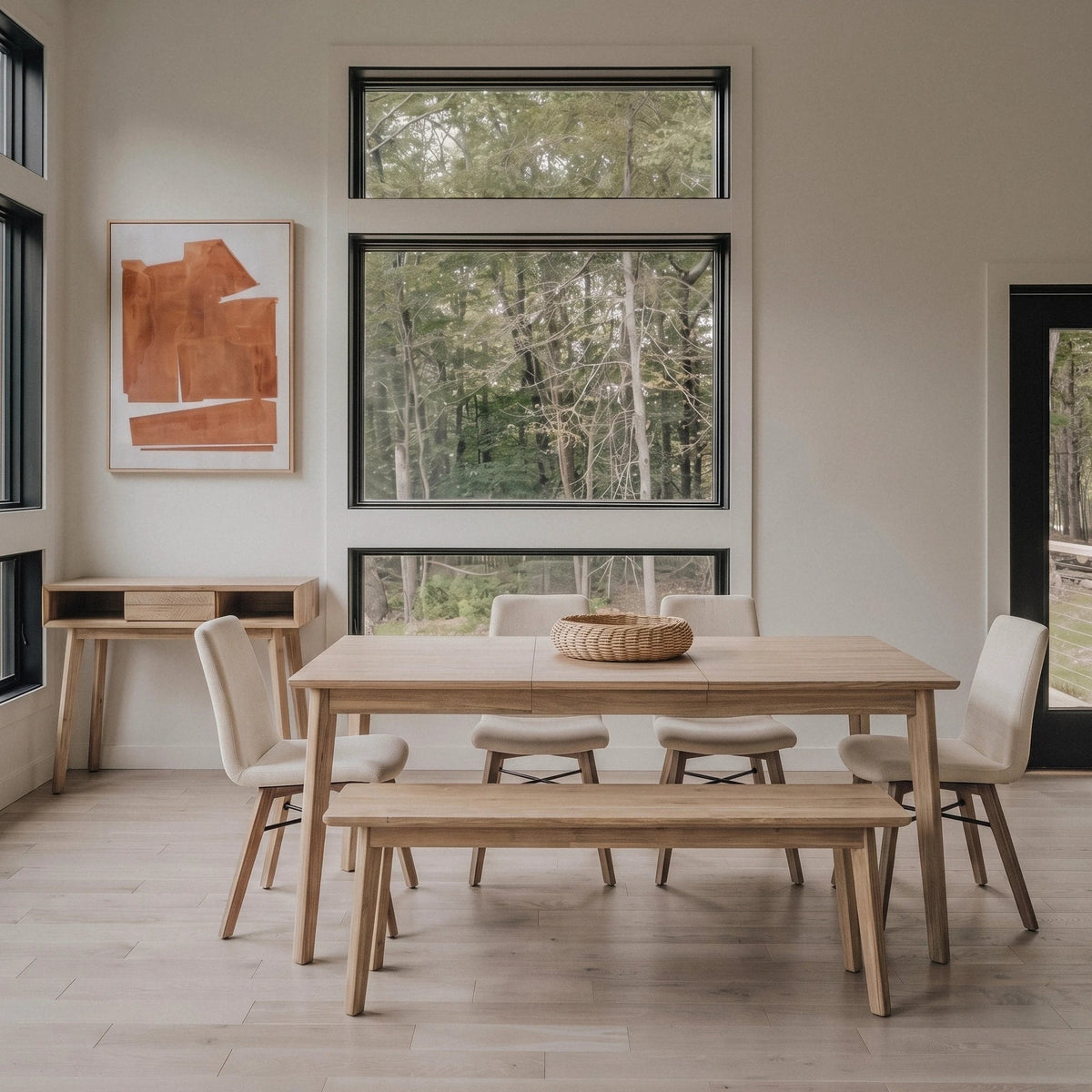 Giana Extension Acacia Dining Set - Altera
