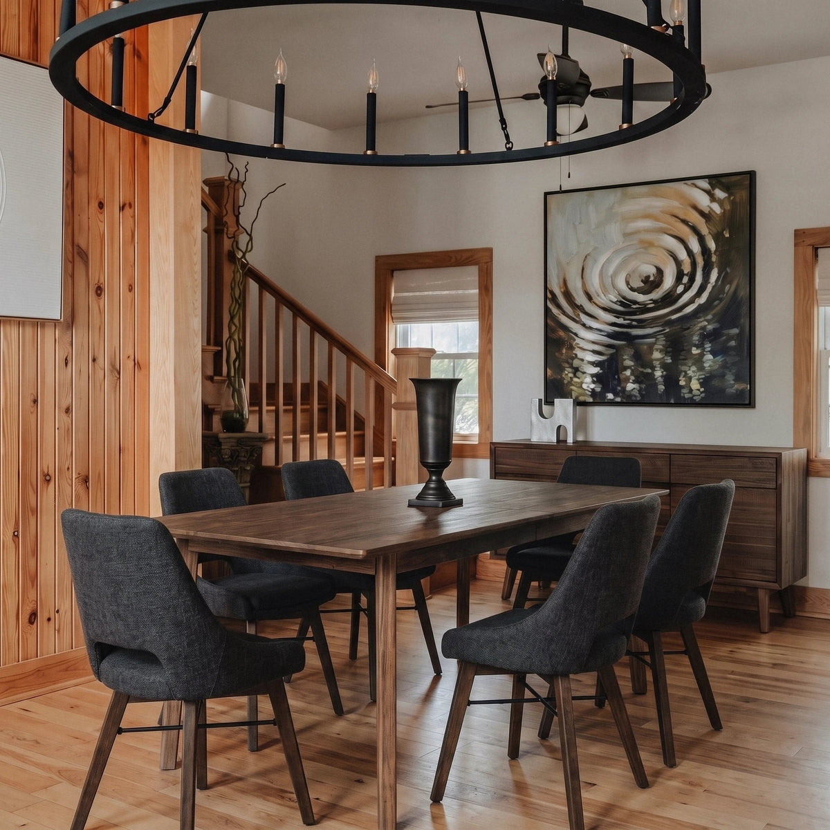Giana Extension Acacia Dining Set - Altera