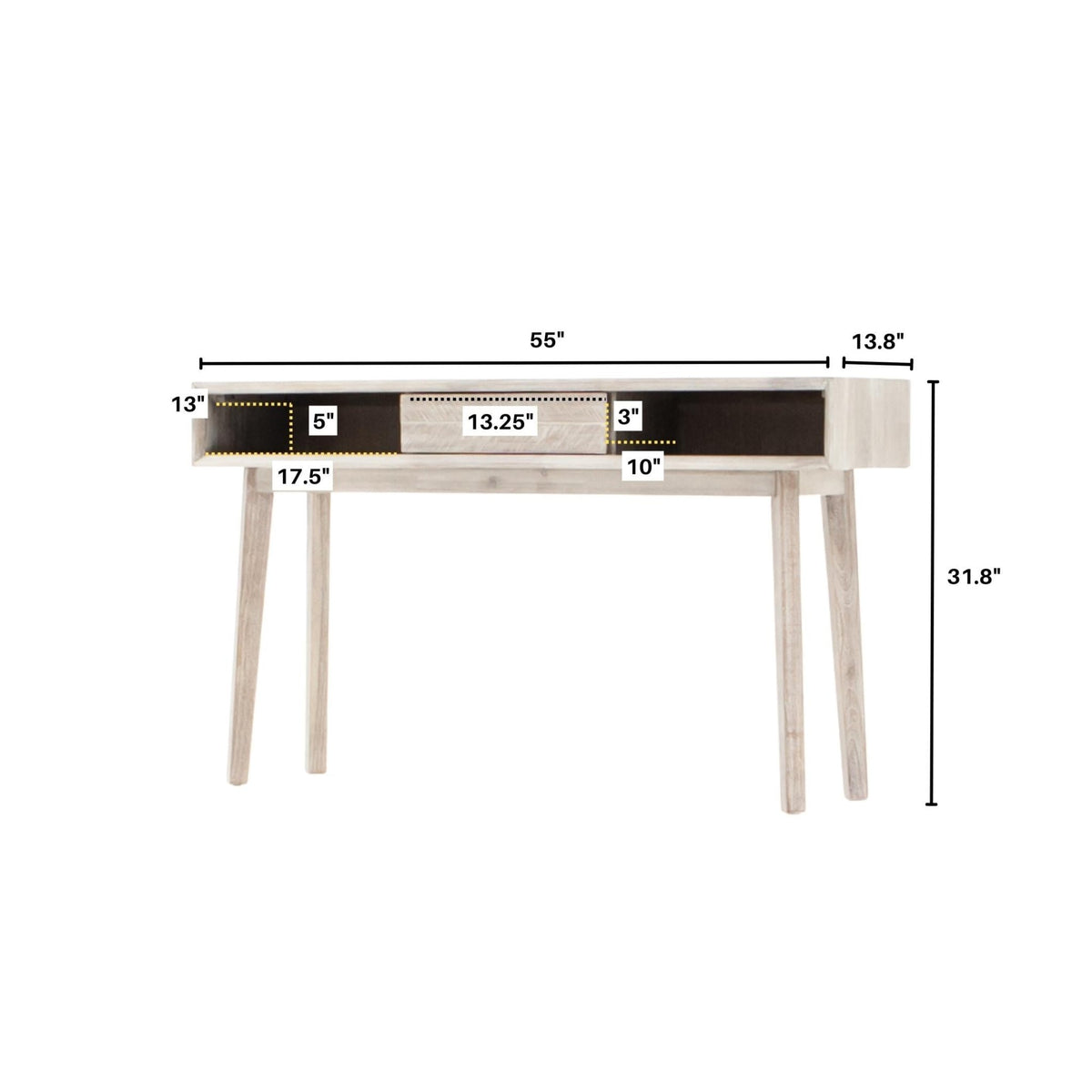 Giana Extension Acacia Dining Set - Altera