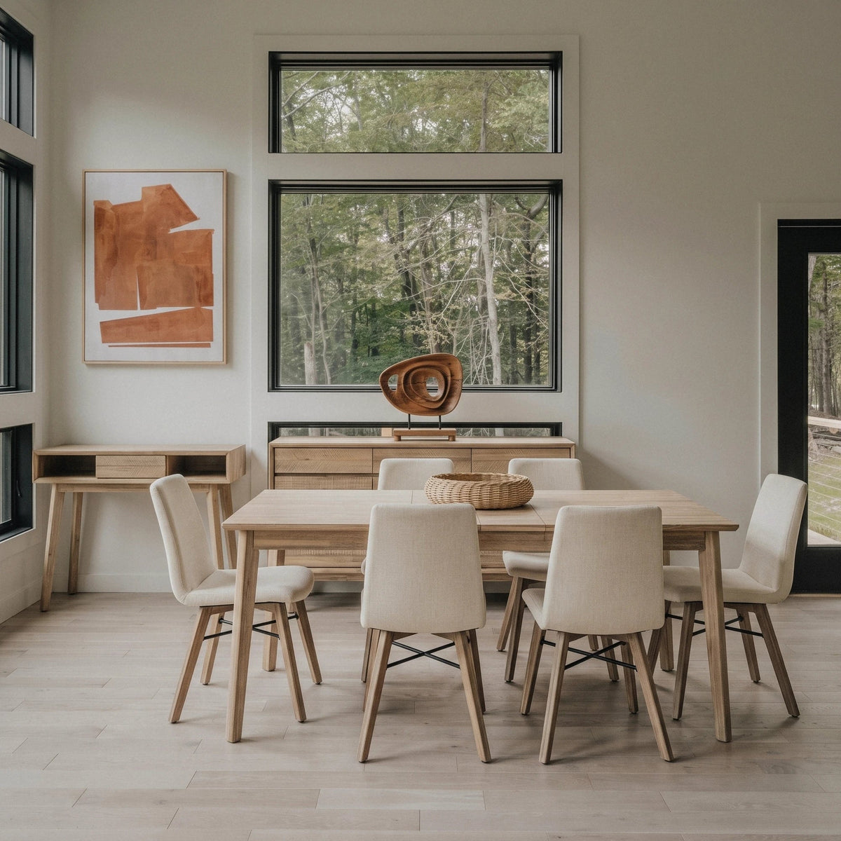 Giana Extension Acacia Dining Set - Altera