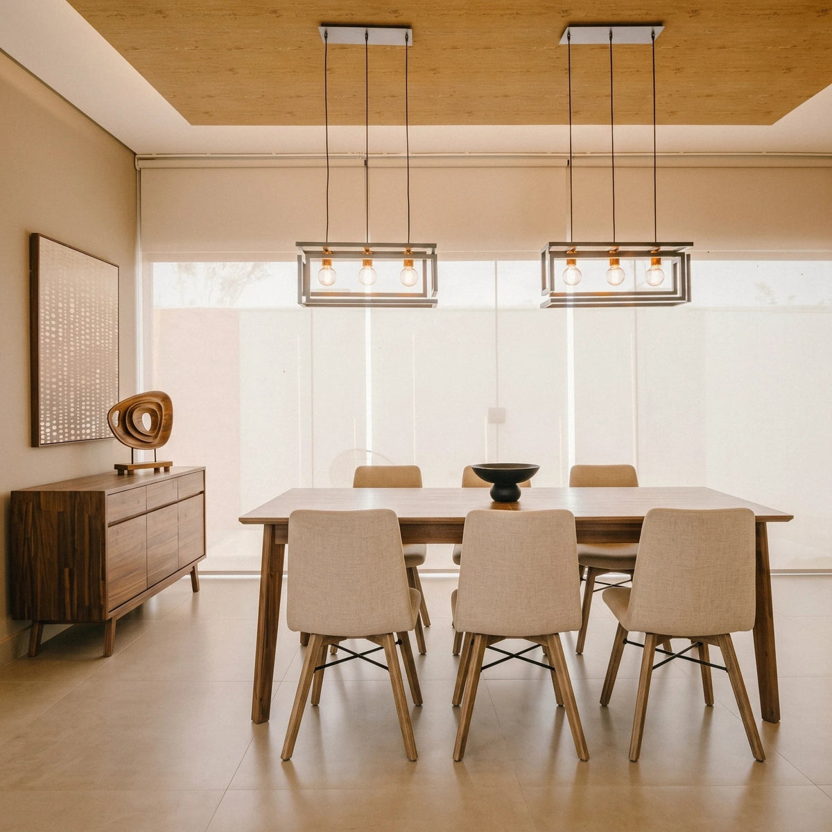 Giana Extension Acacia Dining Set - Altera