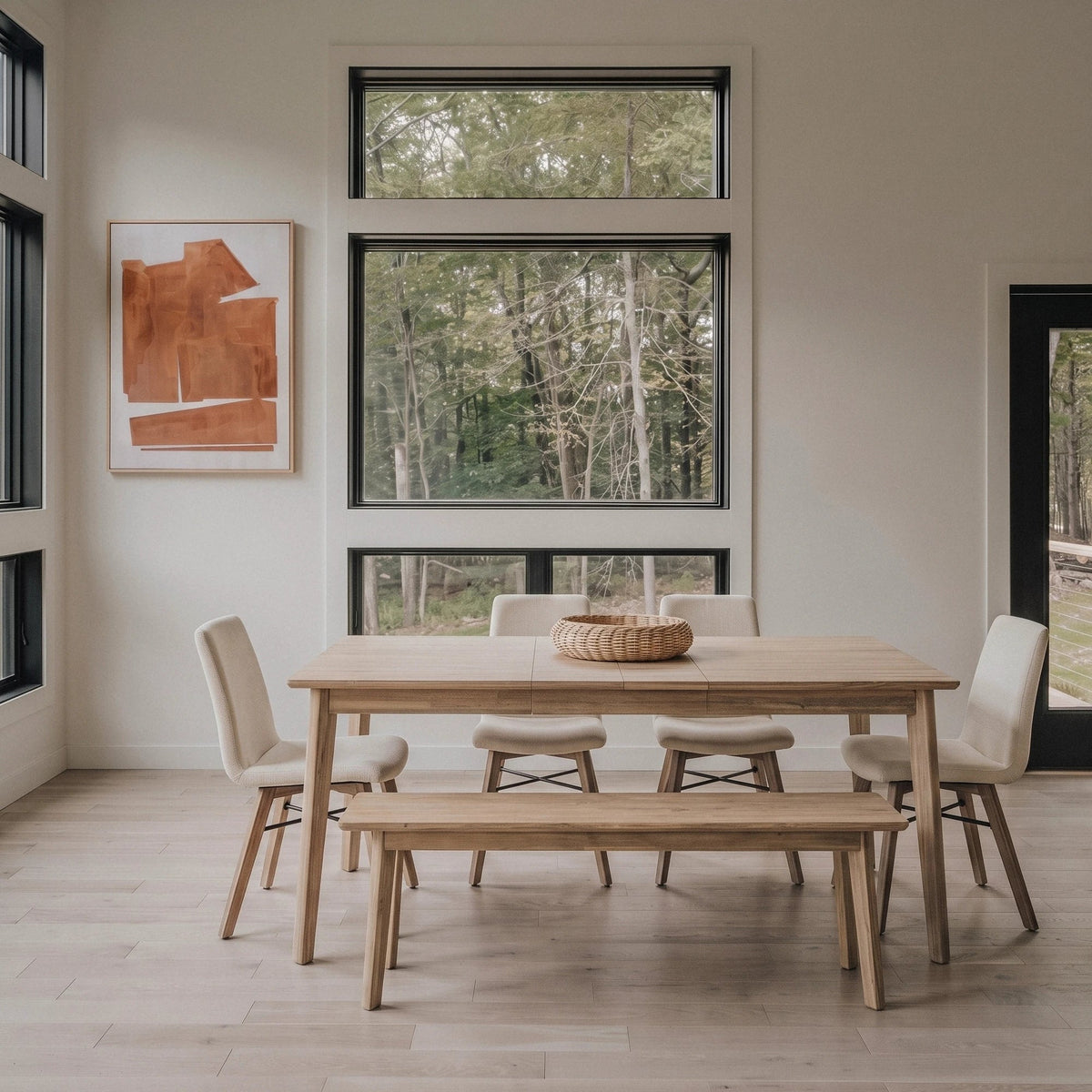 Giana Extension Acacia Dining Set - Altera