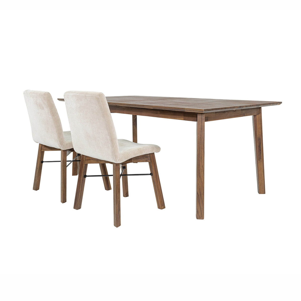 Giana Extension Acacia Dining Set - Altera