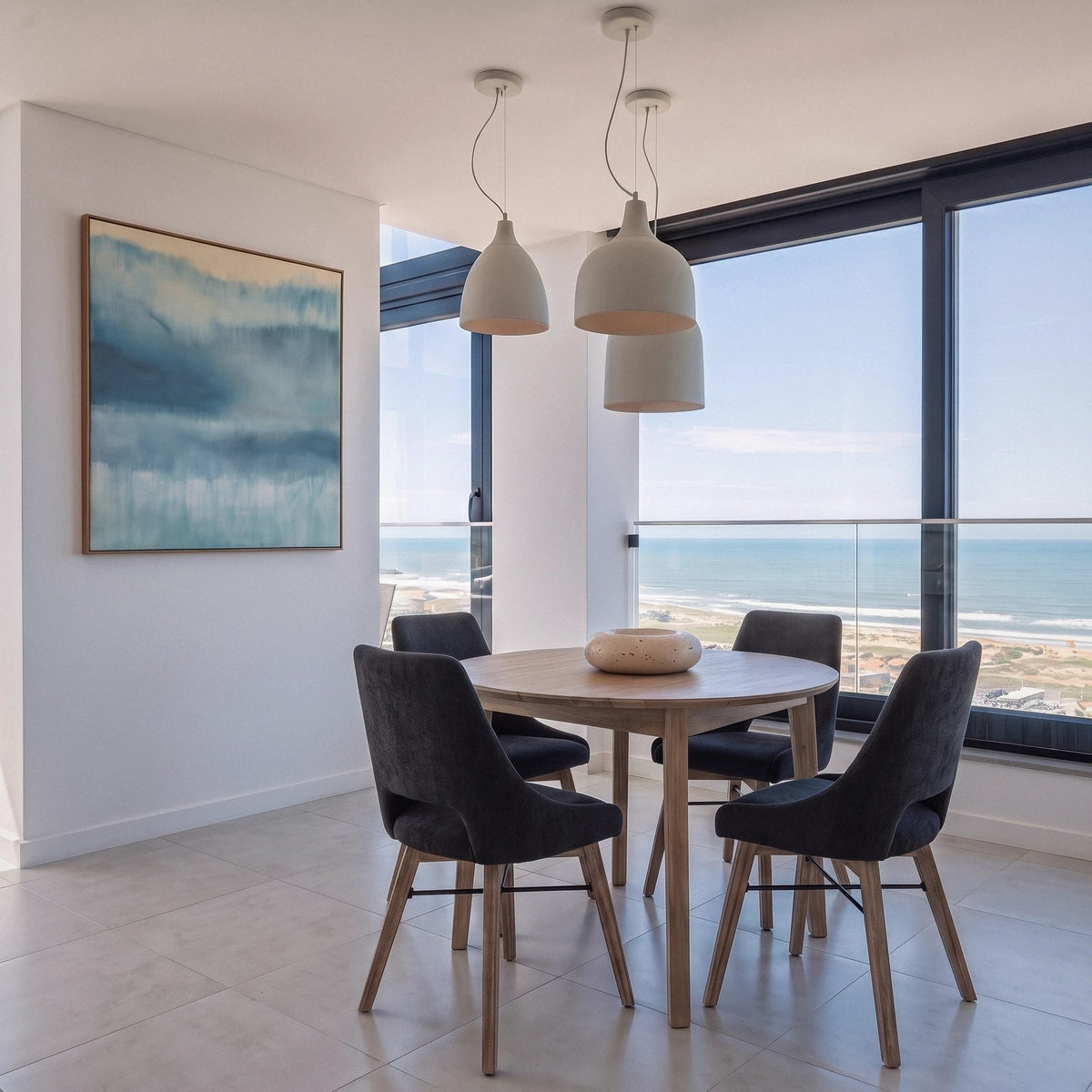 Giana Round Acacia Dining Set - Altera