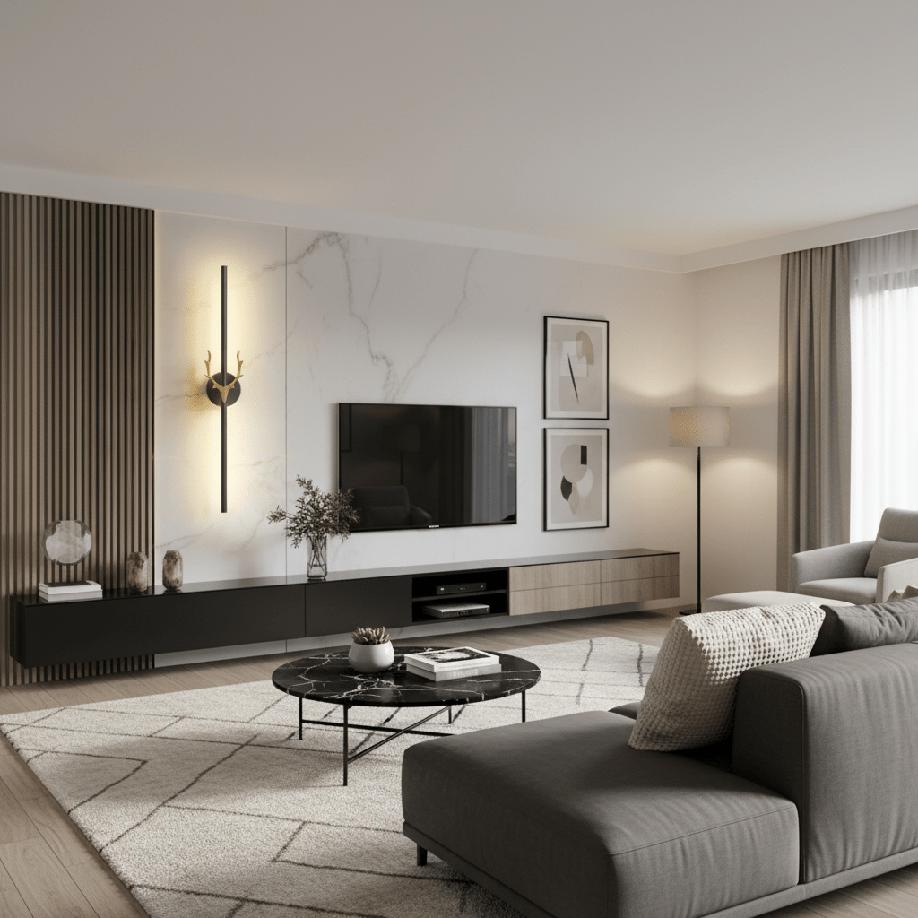 Golden Antler LED Wall Bar Lamp - Altera