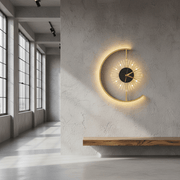 Golden Eclipse Illuminated Timepiece - Altera