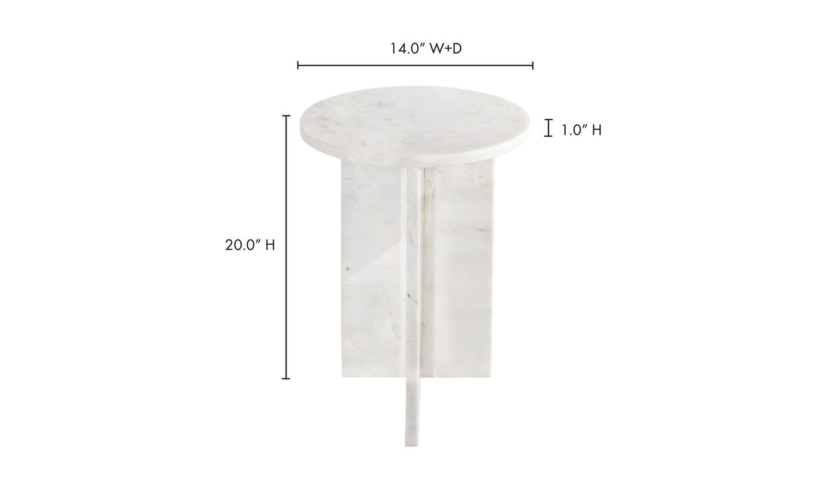 Grasse Marble Accent Table - Altera