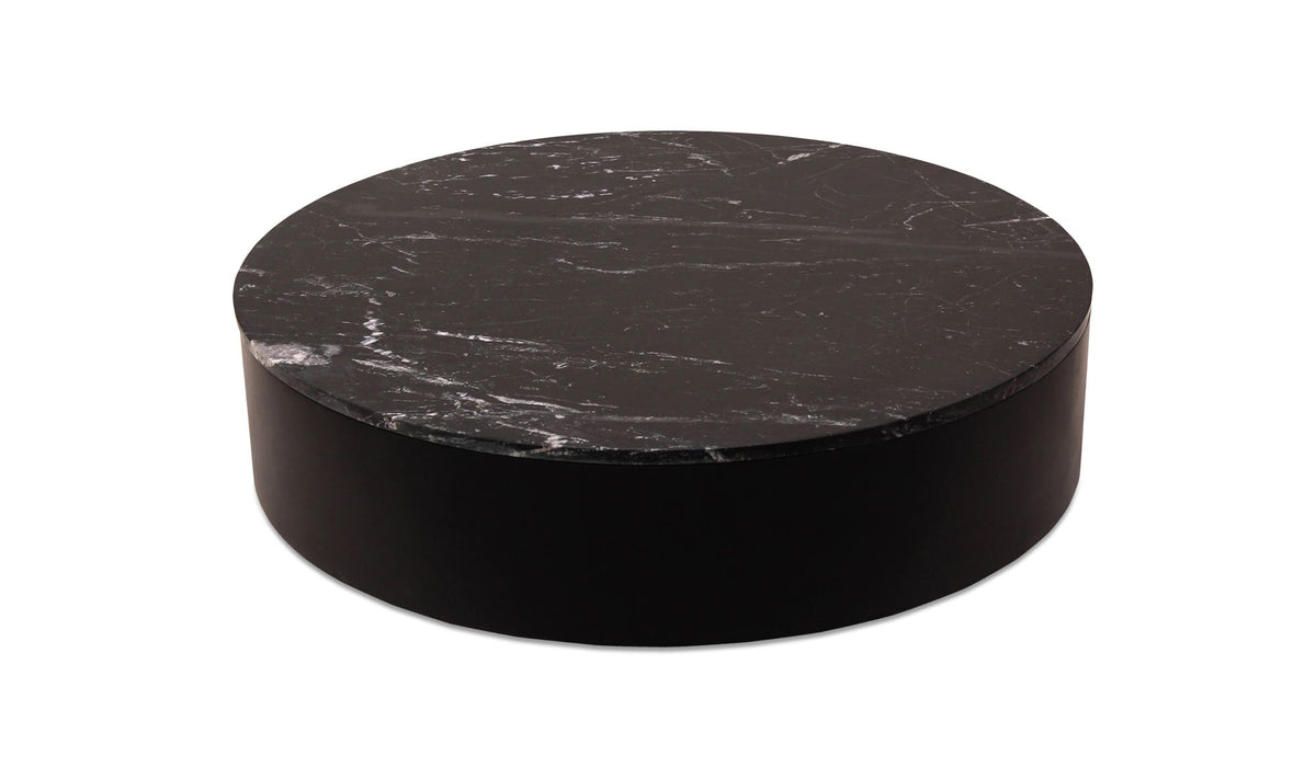 Rothesay Coffee Table in Black — three-quarter view