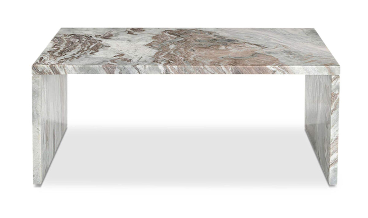 Riomaggiore Coffee Table in Torrento Marble — torrento marble, 40" × 30"
