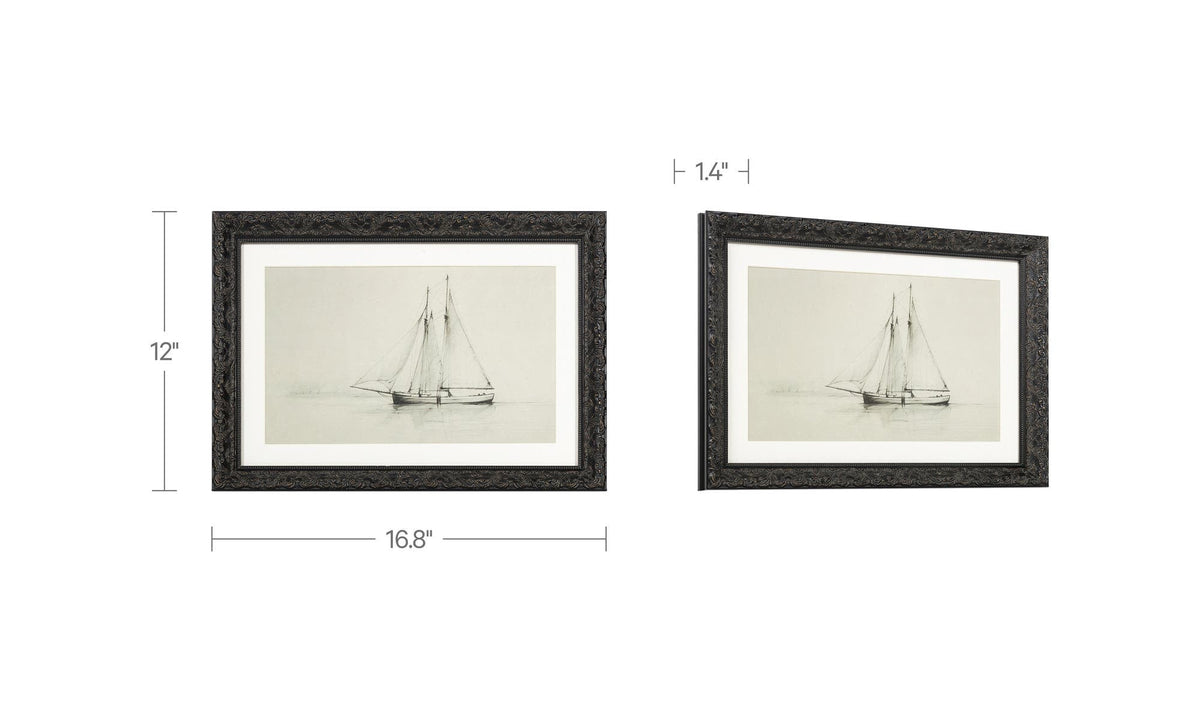 Hailes Framed Print With Glass - Altera