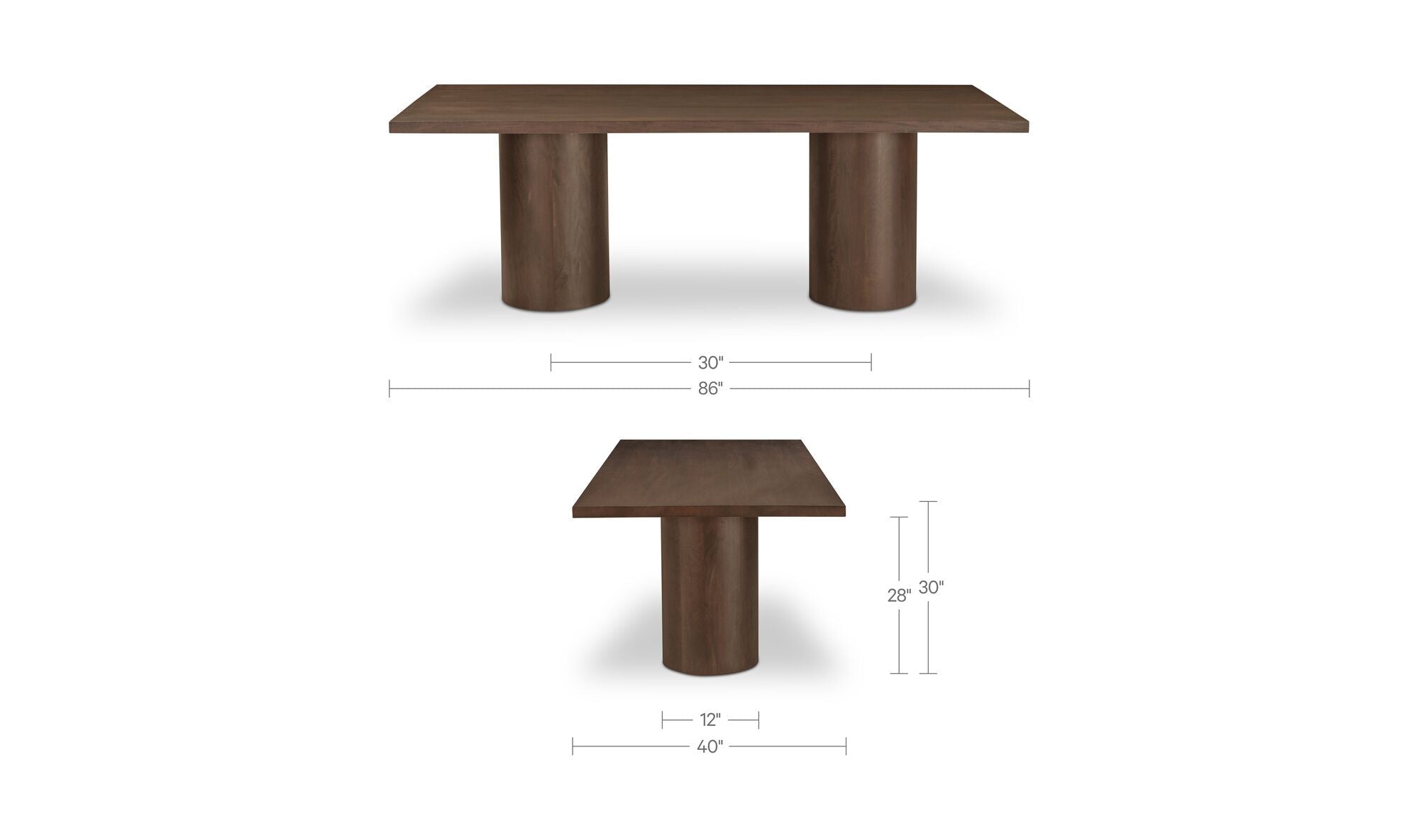 Small (Seats 8) dimensions