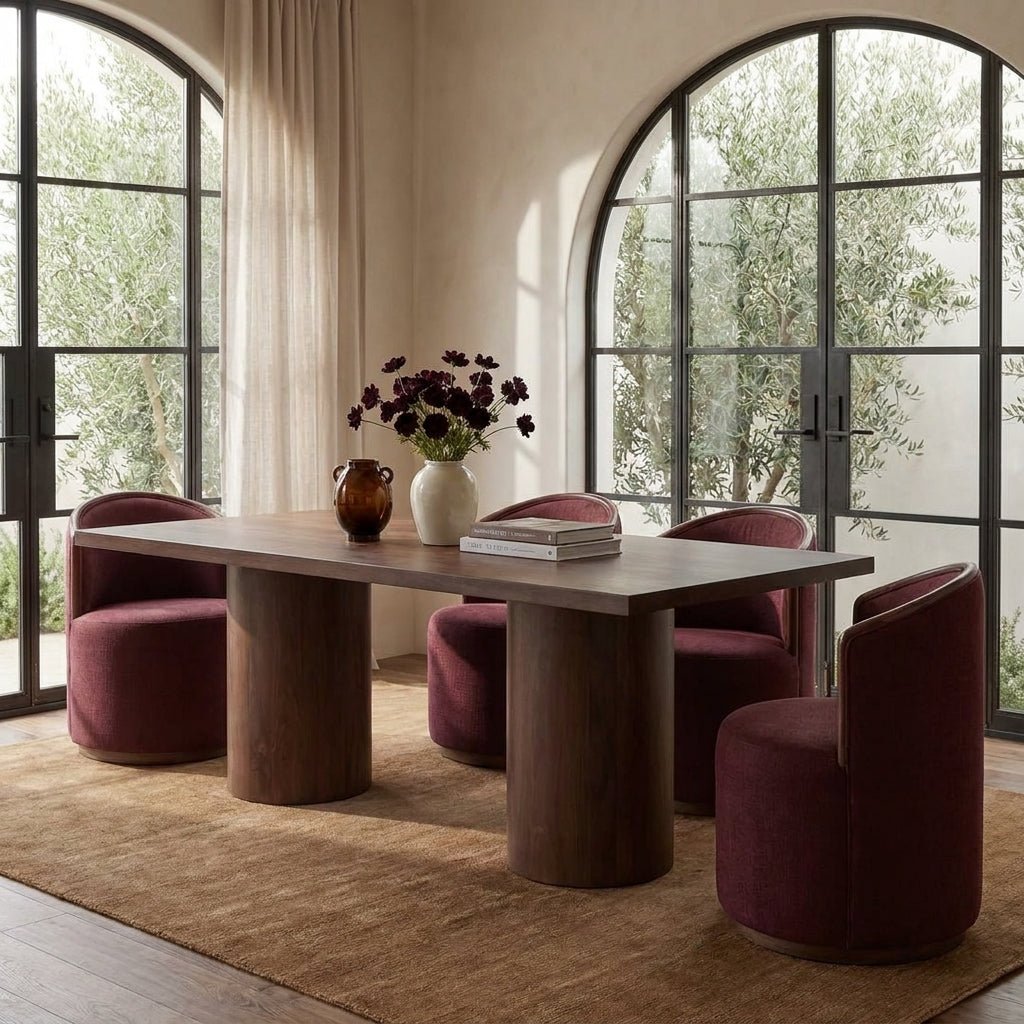 Halden Dining Table Warm Brown - Altera