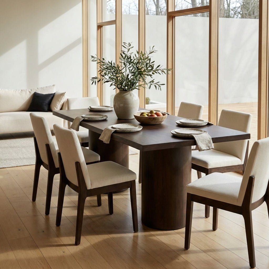 Halden Dining Table Warm Brown - Altera
