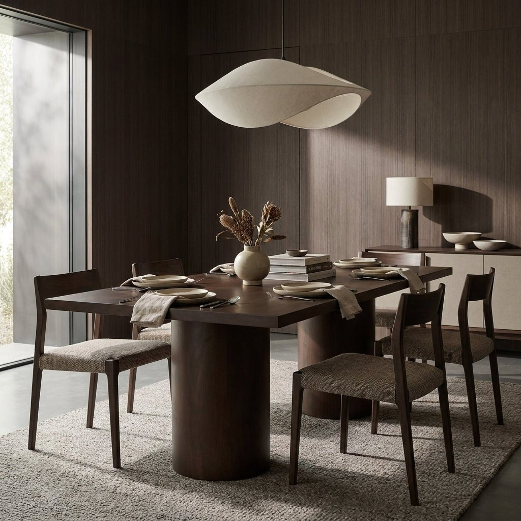 Halden Dining Table Warm Brown - Altera
