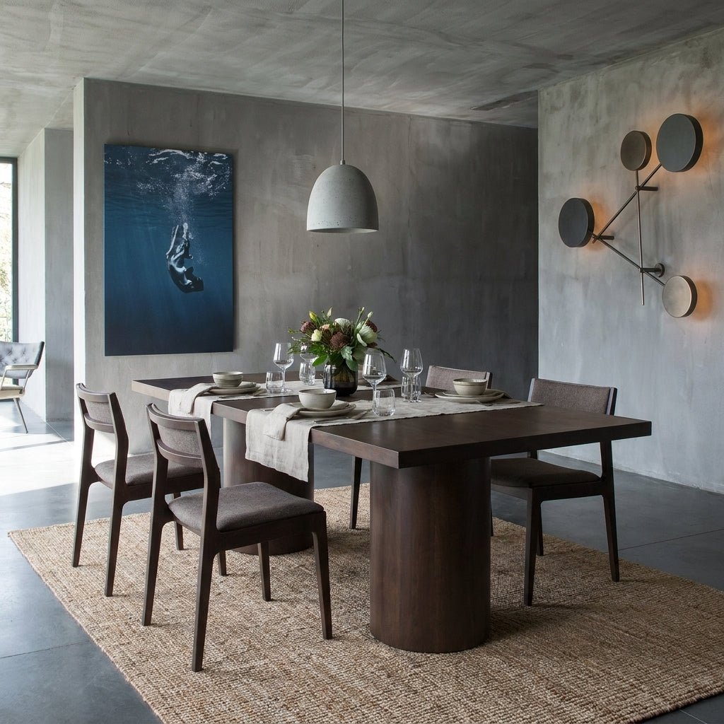 Halden Dining Table Warm Brown - Altera