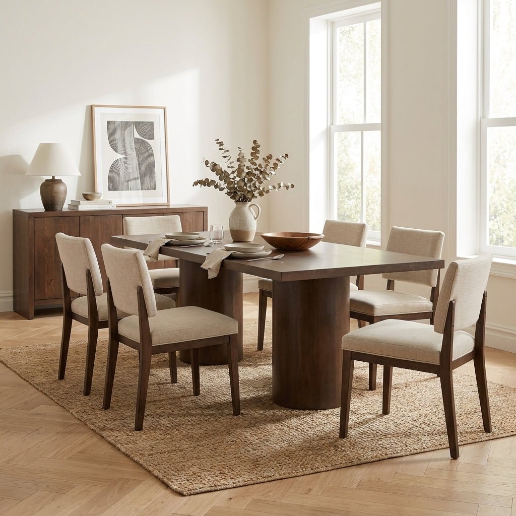Halden Dining Table Warm Brown - Altera