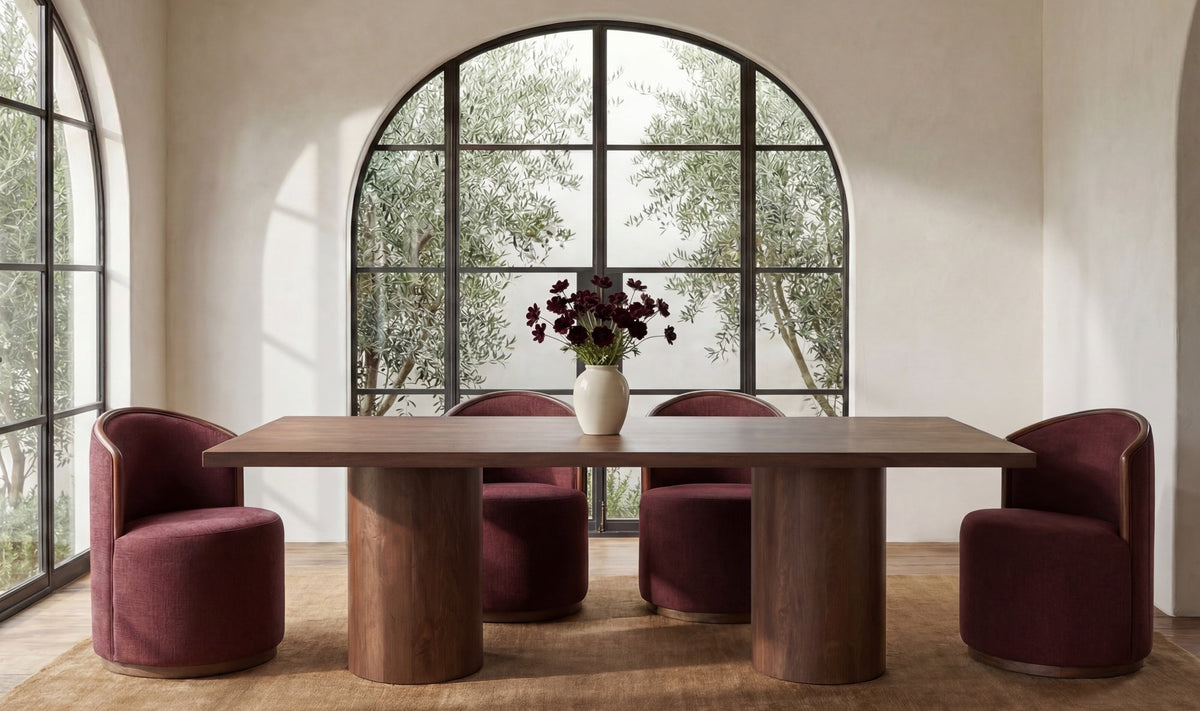 Halden Dining Table Warm Brown - Altera