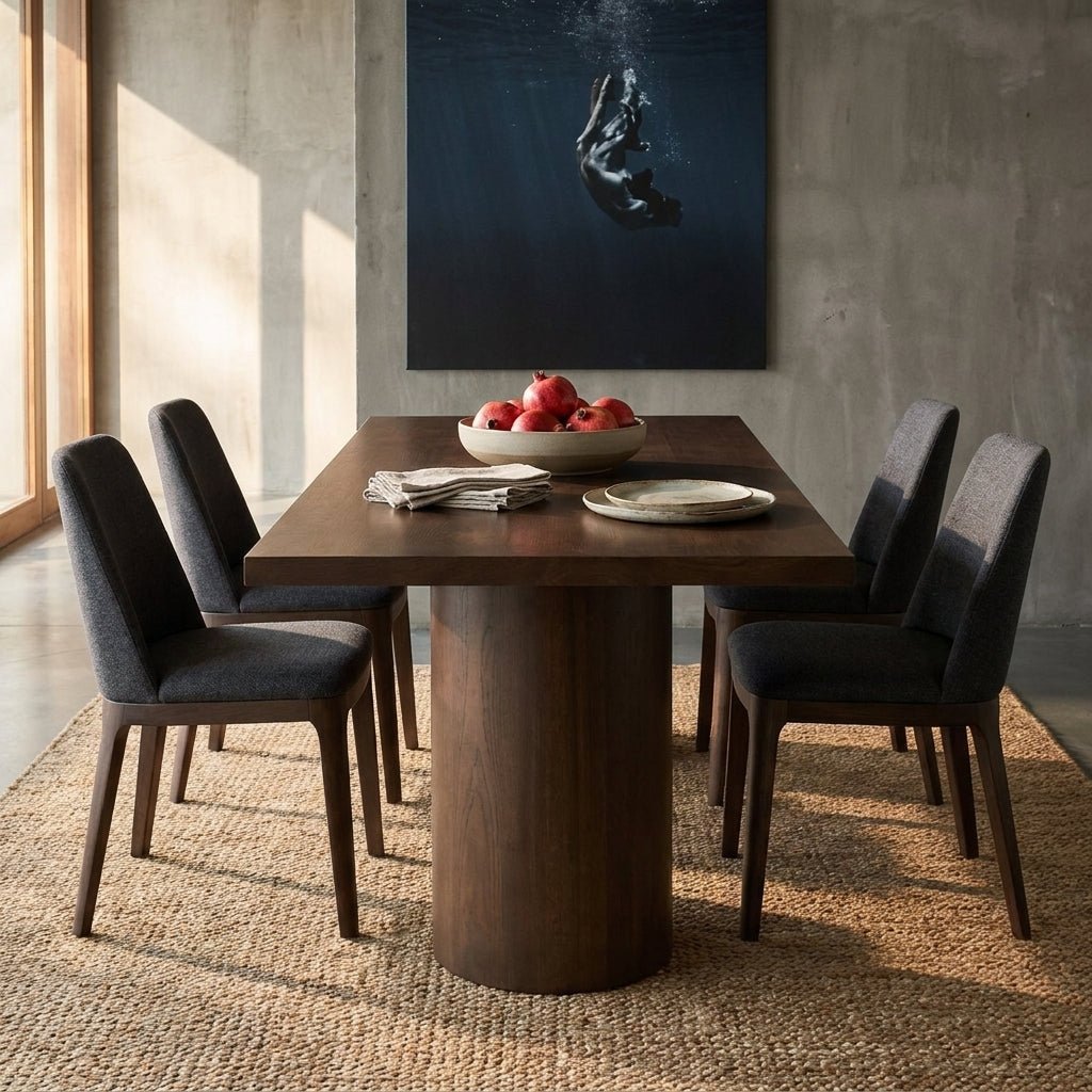 Halden Dining Table Warm Brown - Altera