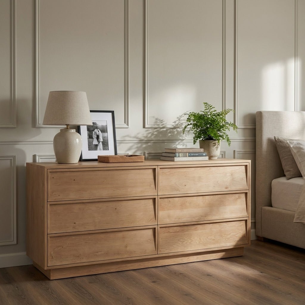 Harlow 6 Drawer Dresser Natural - Altera