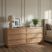 Harlow 6 Drawer Dresser Natural - Altera