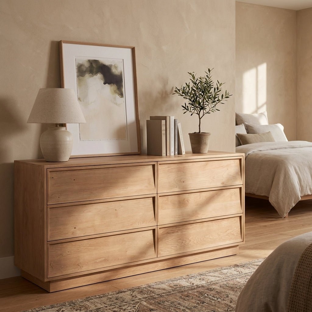 Harlow 6 Drawer Dresser Natural - Altera