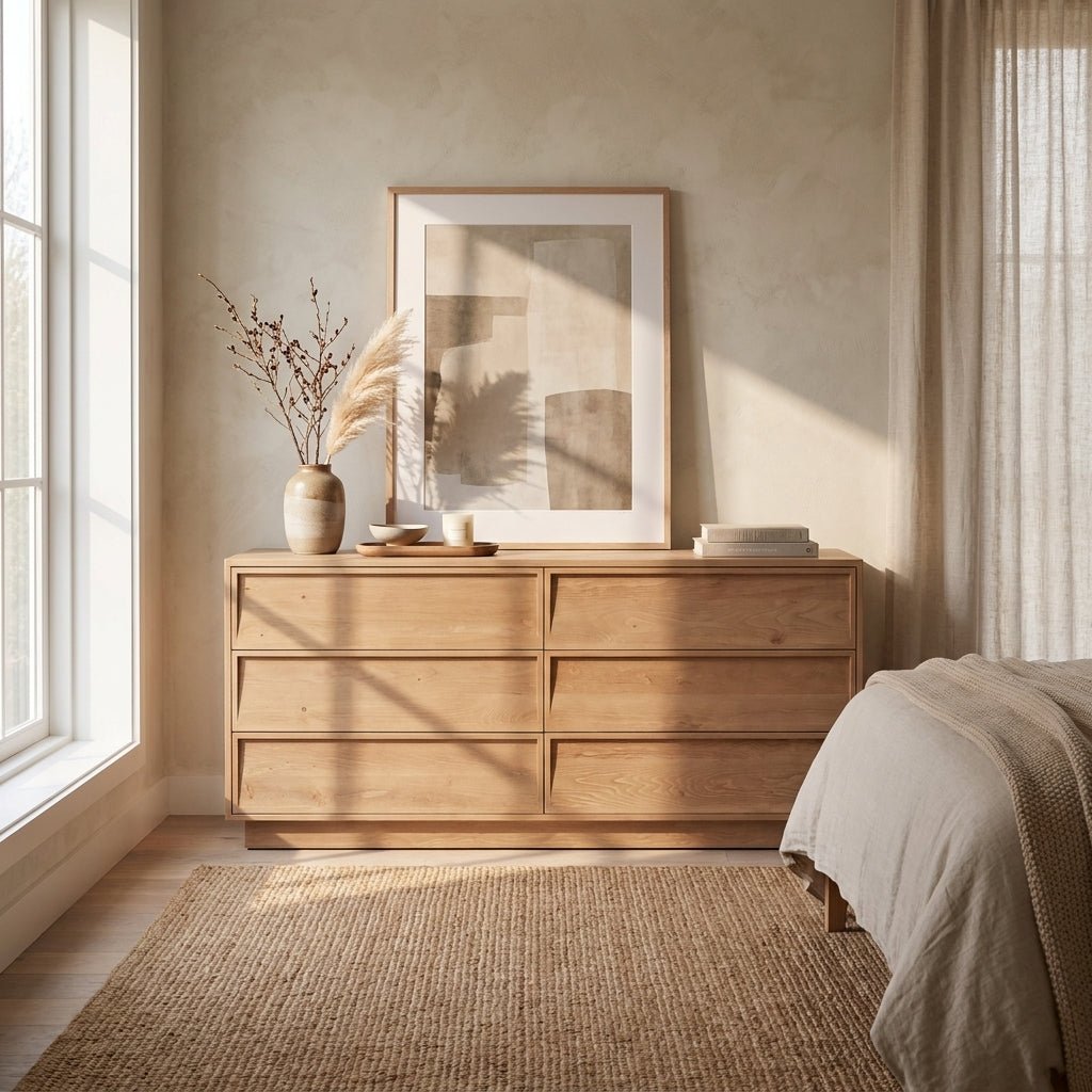 Harlow 6 Drawer Dresser Natural - Altera