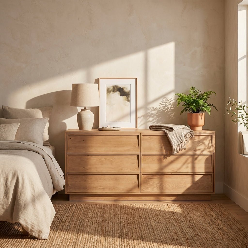 Harlow 6 Drawer Dresser Natural - Altera