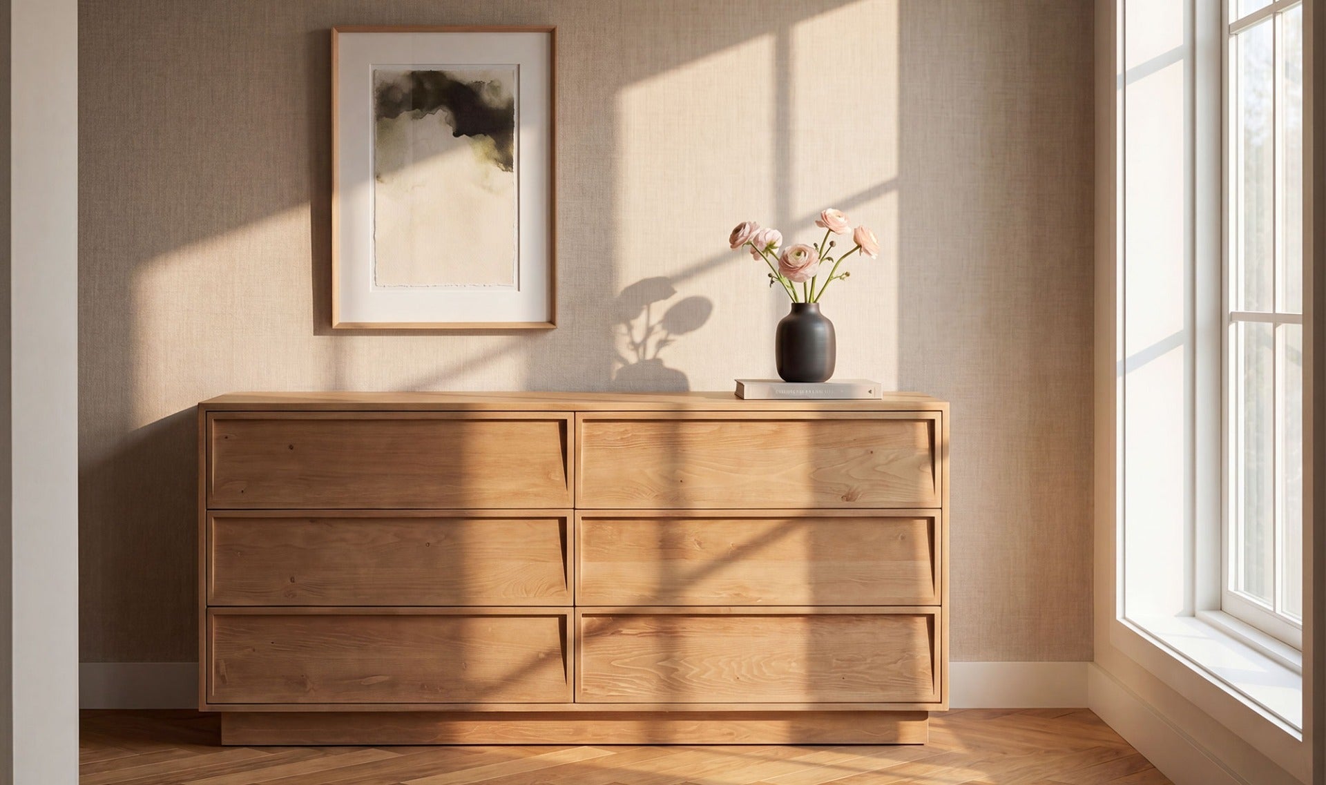 Harlow 6 Drawer Dresser Natural - Altera