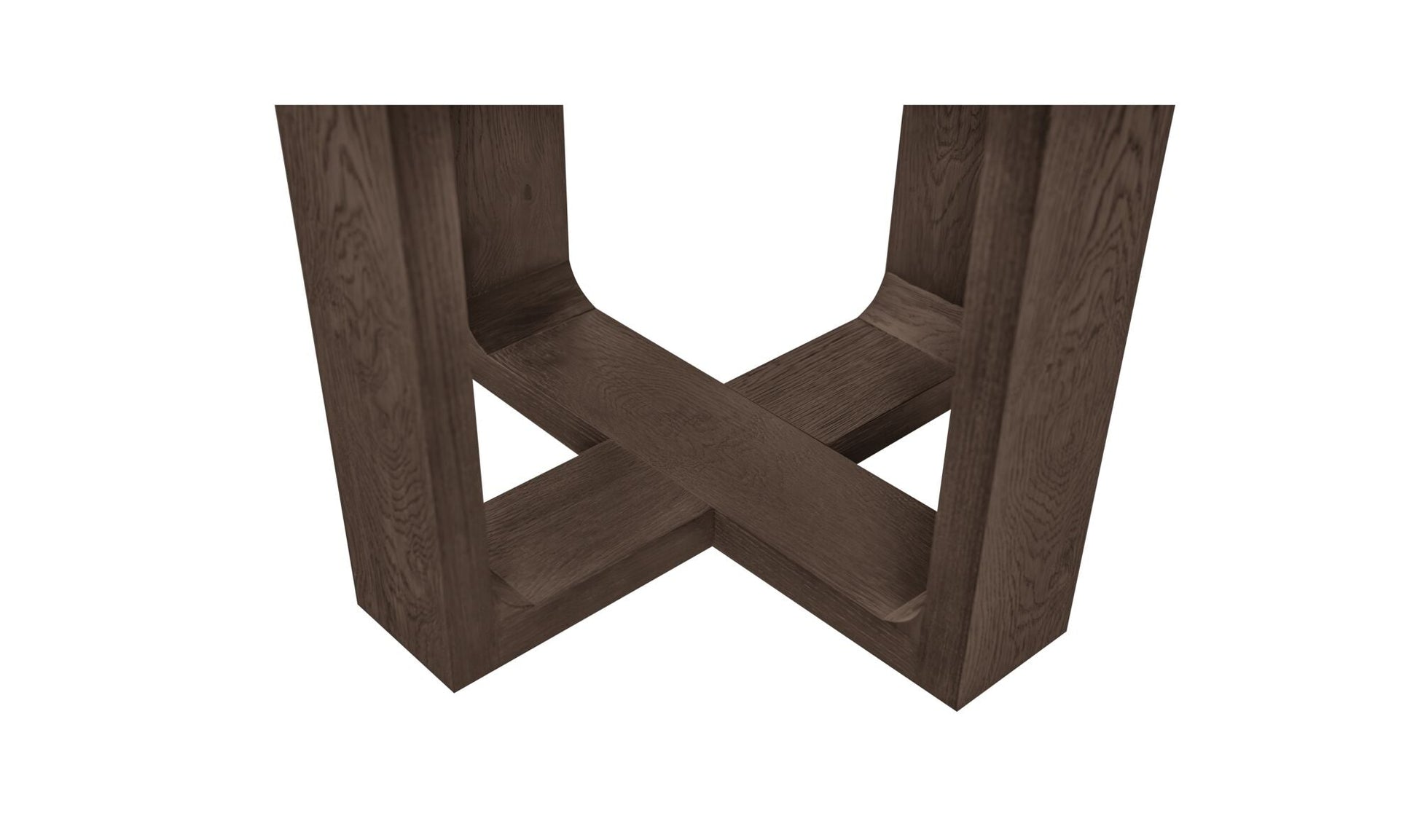 Harrow Round Dining Table Rustic Brown - Altera