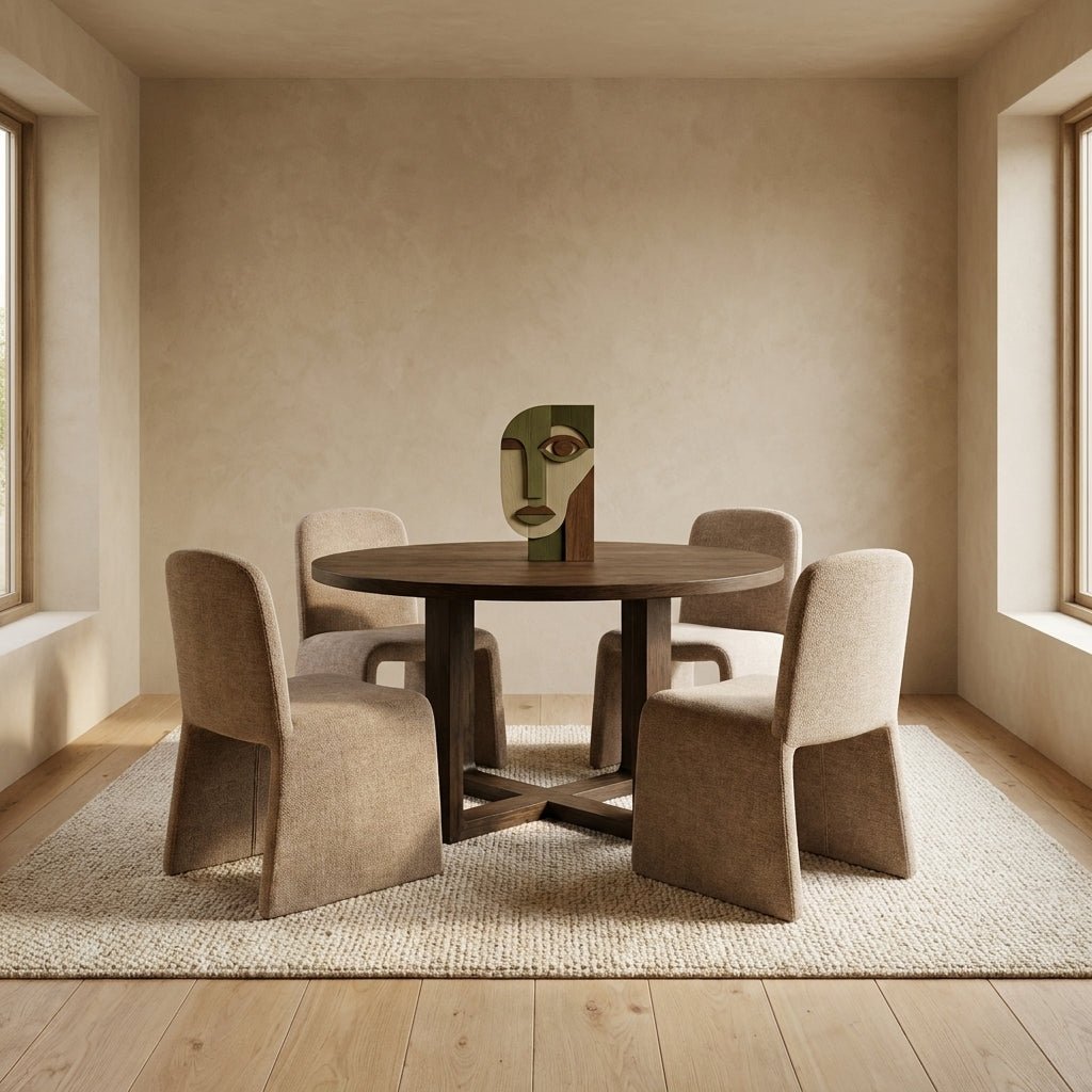 Harrow Round Oak Dining Set - Altera