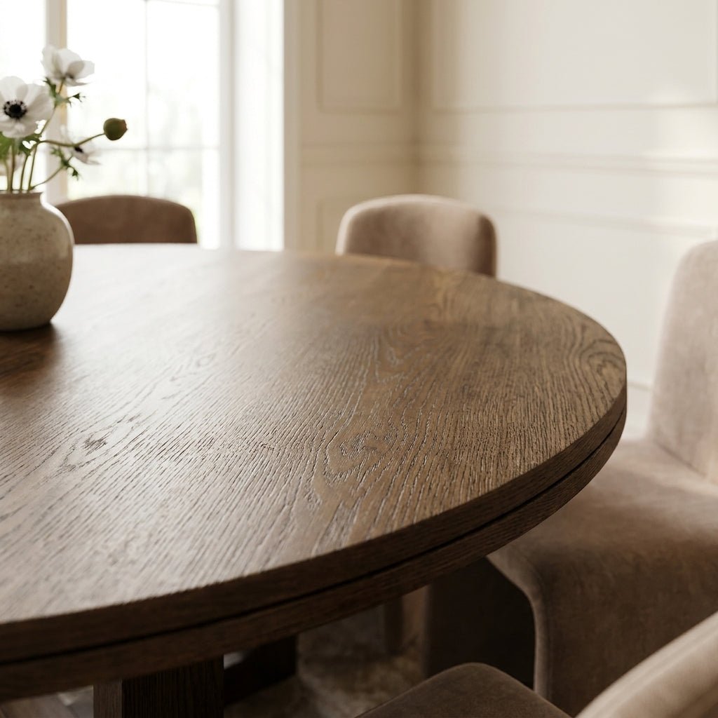 Harrow Round Oak Dining Set - Altera