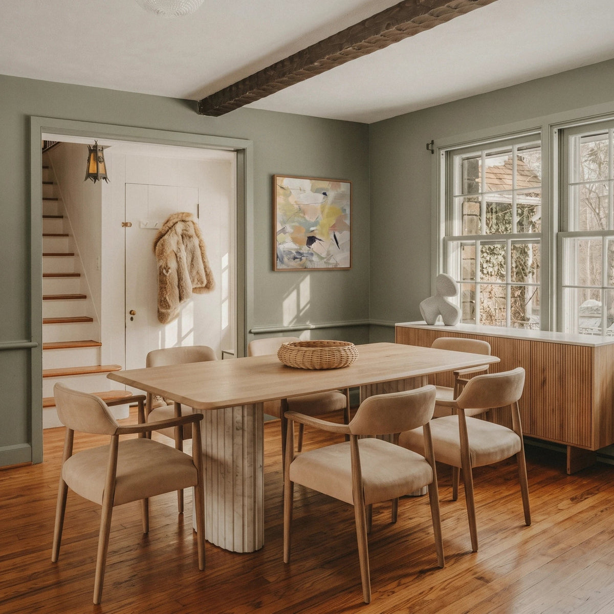 Honiton Mango Wood Dining Set - Altera