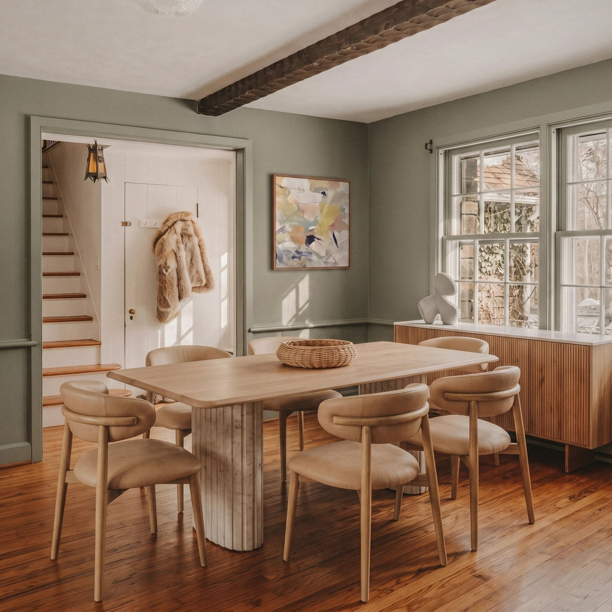 Honiton Mango Wood Dining Set - Altera