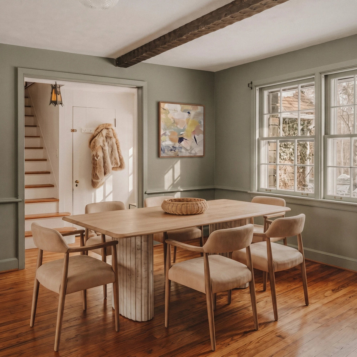 Honiton Mango Wood Dining Set - Altera