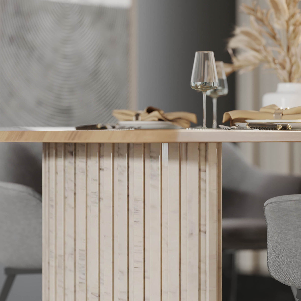 Honiton Mango Wood Dining Set - Altera