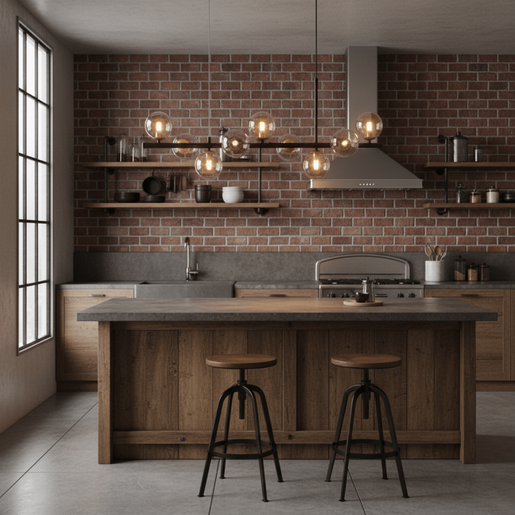 Horizon Bar Pendant with Smoked Globes - Altera