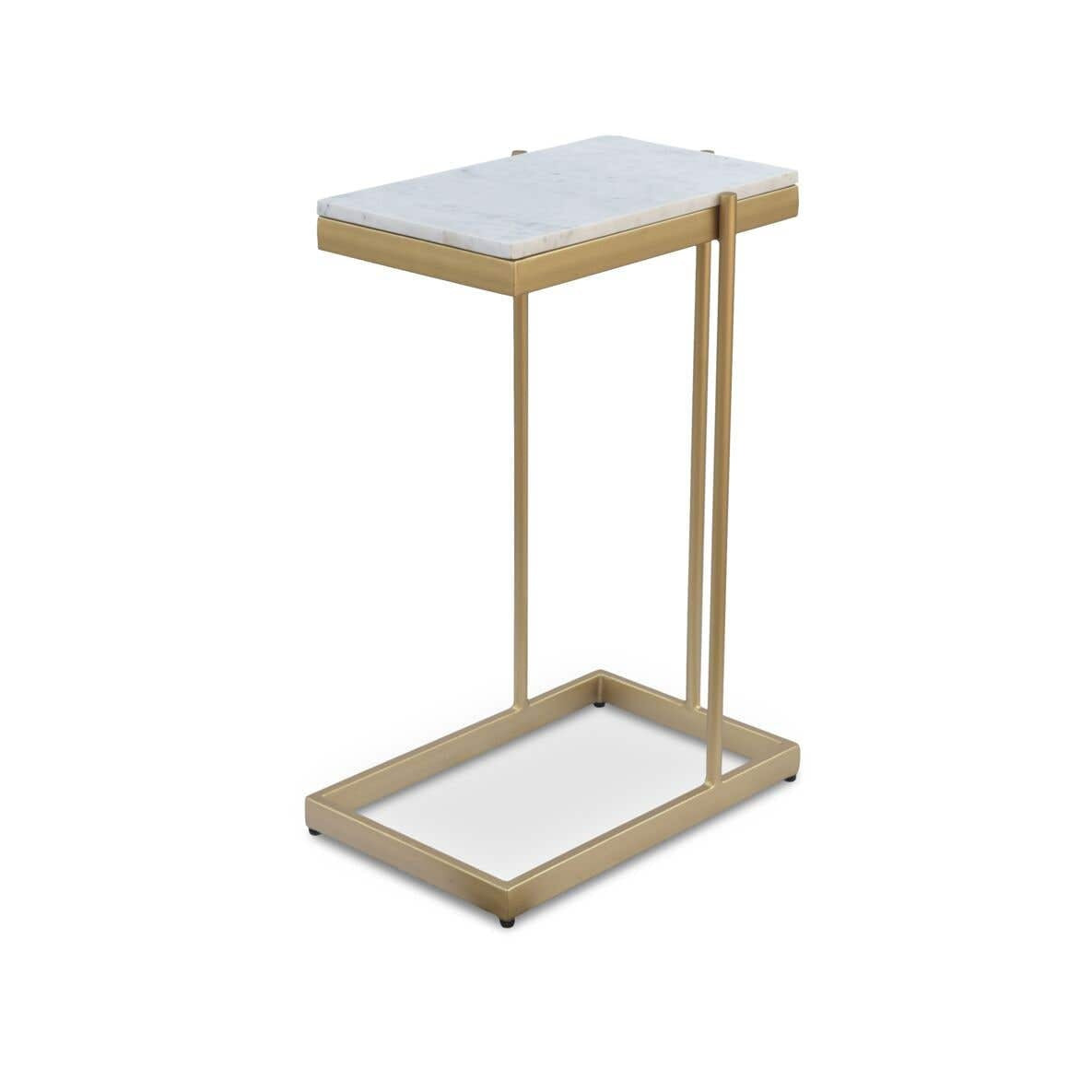 Skagen C Table in White — three-quarter view