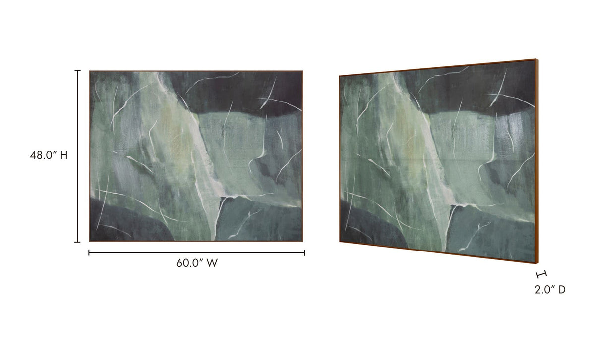 Imperia Framed Painting Verdant Palette - Altera