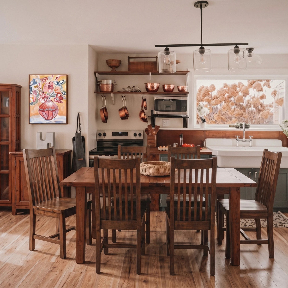 Inglewood Extension Reclaimed Wood Dining Set - Altera