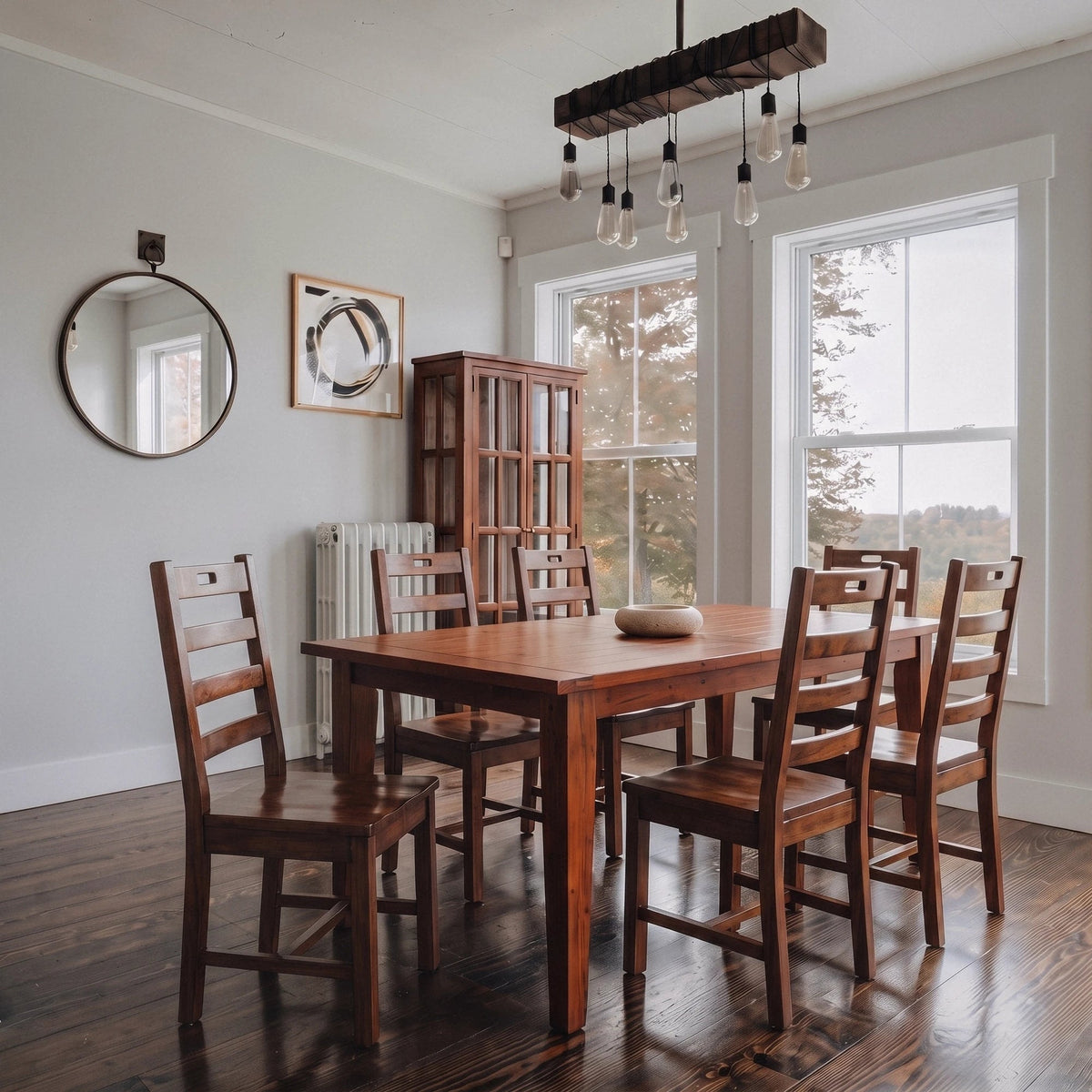 Inglewood Extension Reclaimed Wood Dining Set - Altera