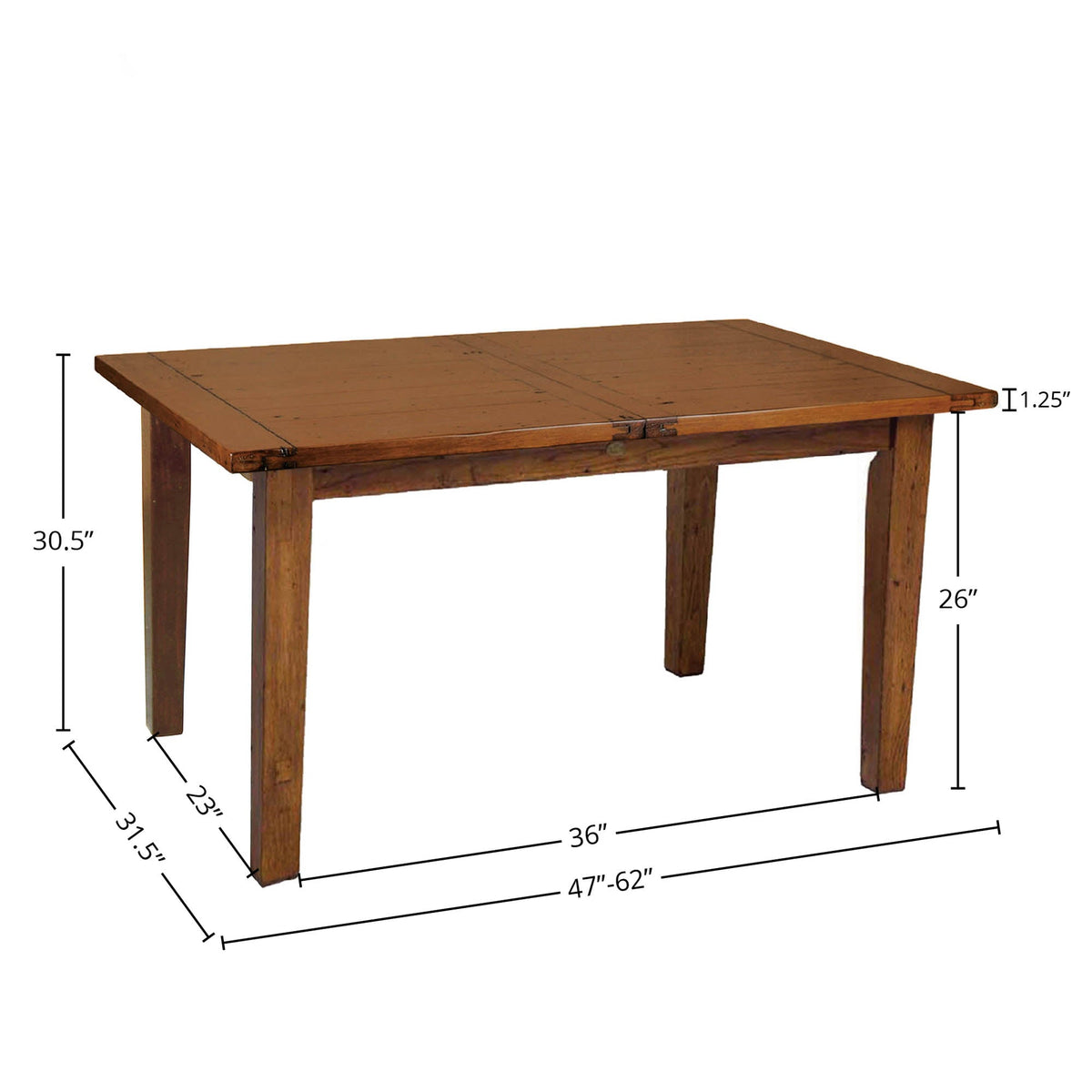 Inglewood Extension Reclaimed Wood Dining Set - Altera