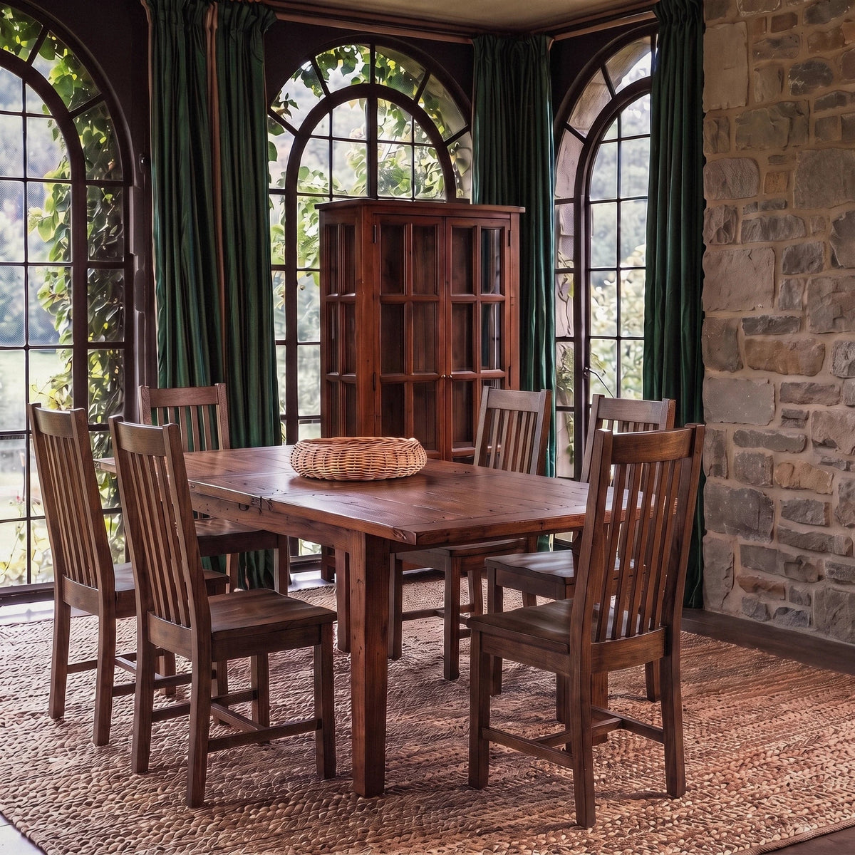Inglewood Extension Reclaimed Wood Dining Set - Altera