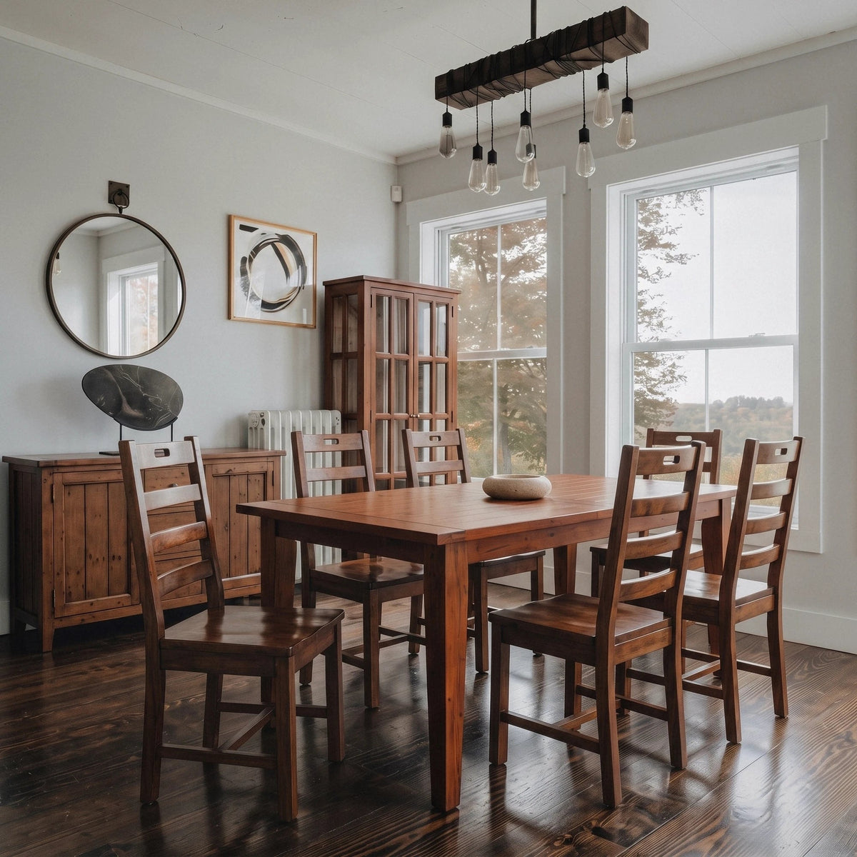 Inglewood Extension Reclaimed Wood Dining Set - Altera