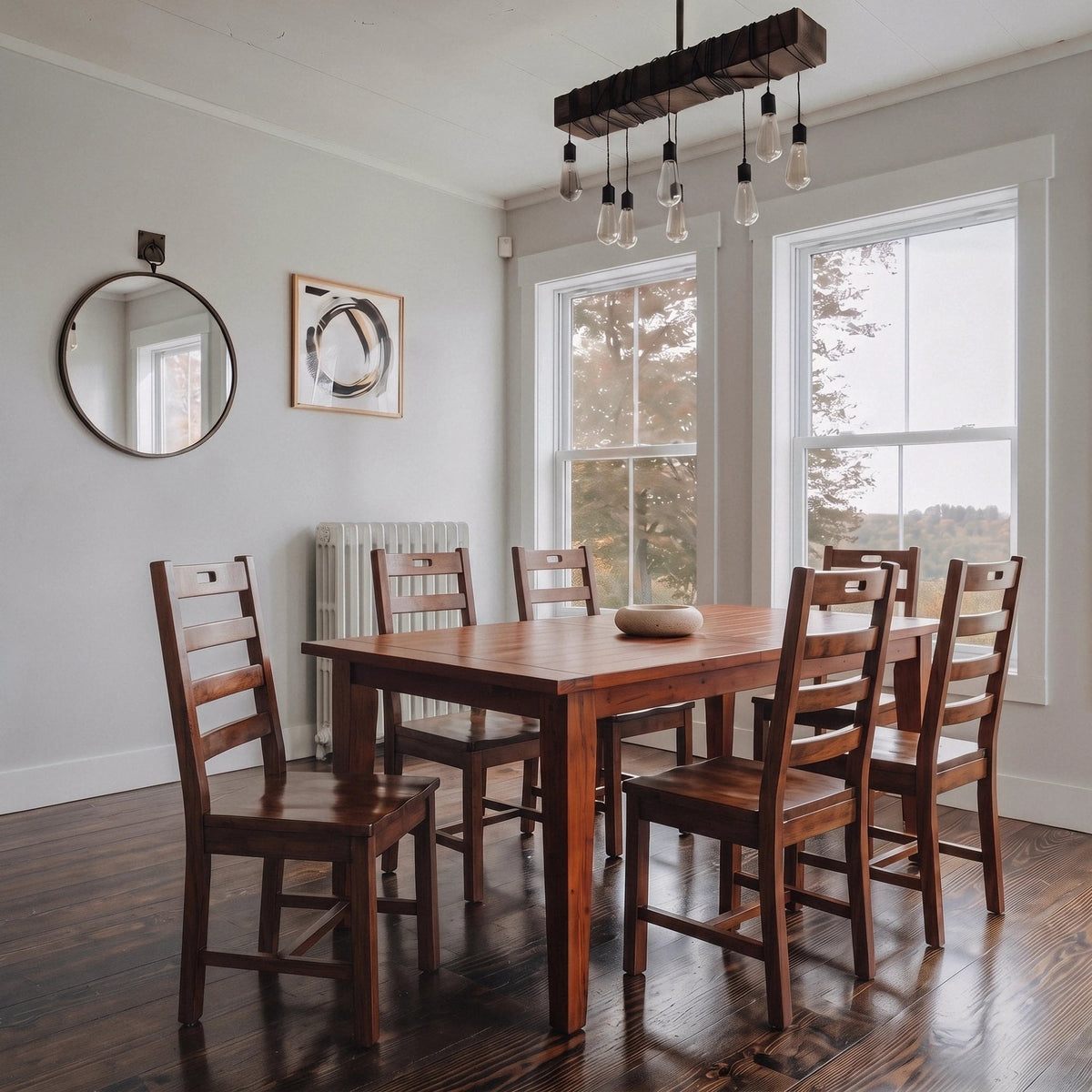 Inglewood Extension Reclaimed Wood Dining Set - Altera