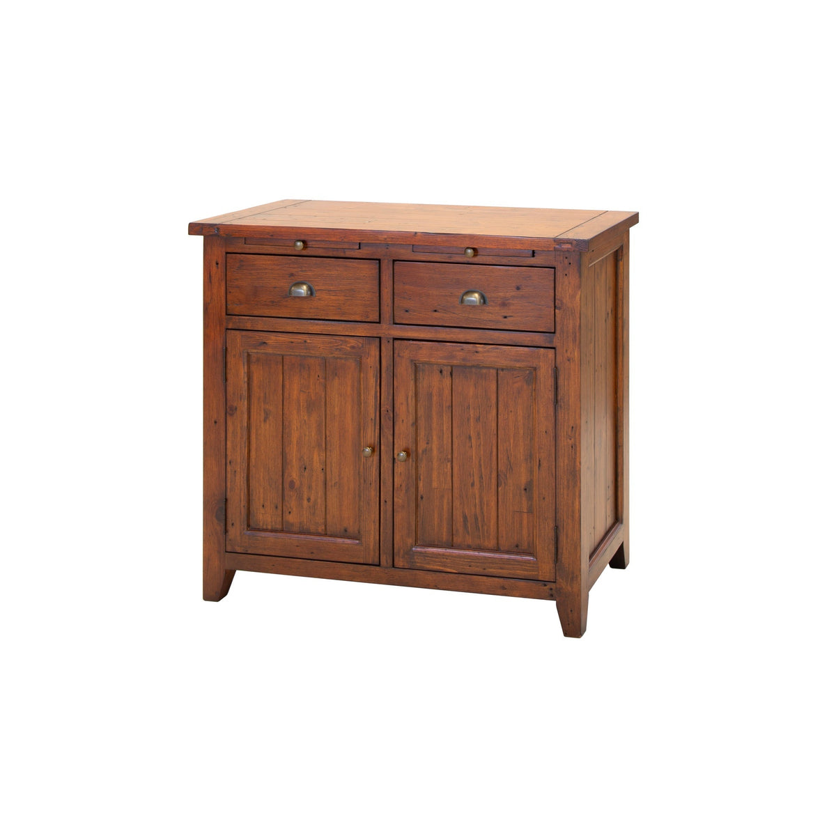 Inglewood Round Extension Reclaimed Wood Dining Set - Altera
