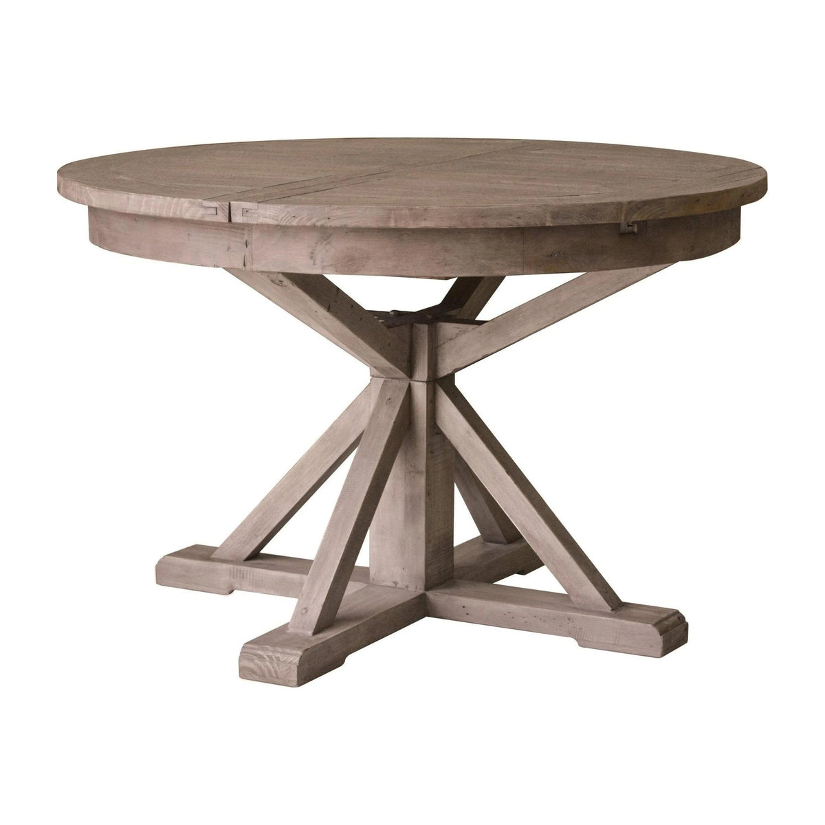 Inglewood Round Extension Reclaimed Wood Dining Set - Altera