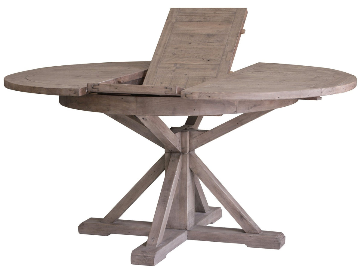 Inglewood Round Extension Reclaimed Wood Dining Set - Altera