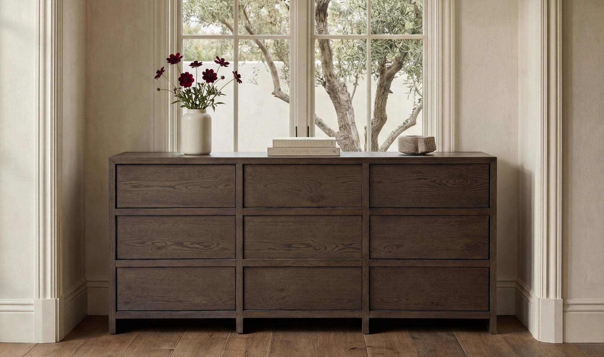 Jarrett 9 Drawer Dresser Brown - Altera