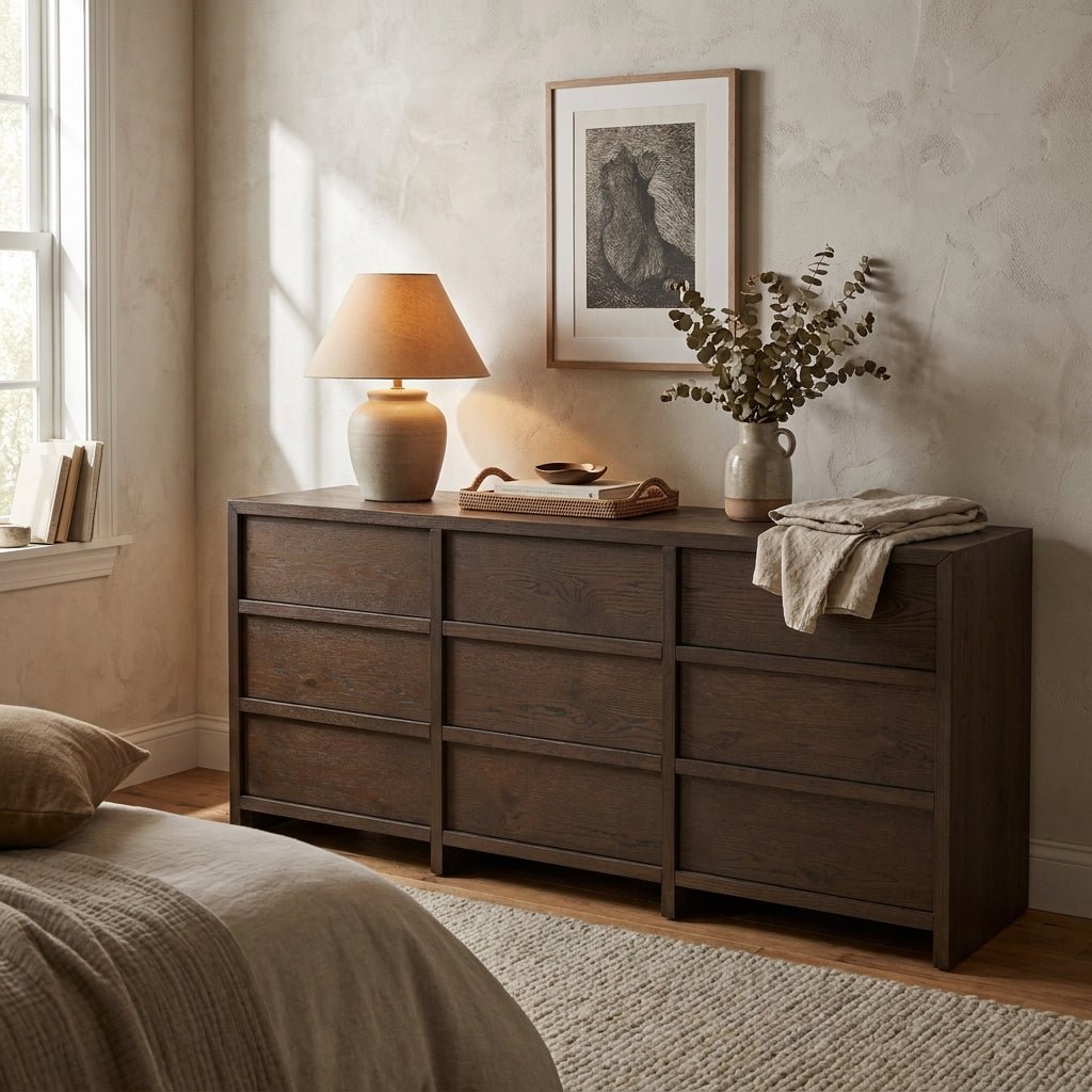 Jarrett 9 Drawer Dresser Brown - Altera
