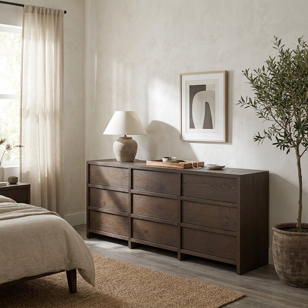 Jarrett 9 Drawer Dresser Brown - Altera